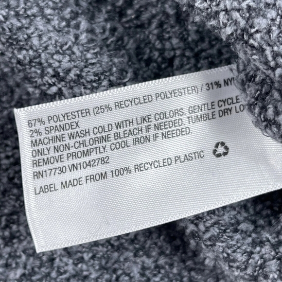 Women's Blue V-Neck Ruched Top - Picture 7 of 9